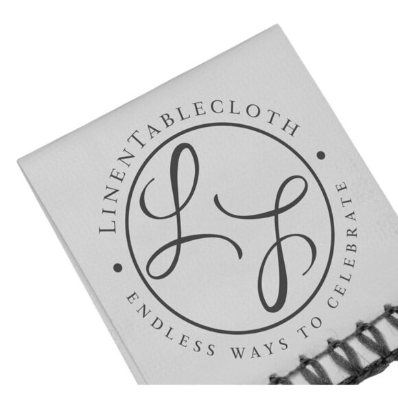 70-Inch Round Polyester Tablecloth Green & White Checker Linen Tablecloth Durabl - Picture 7 of 8